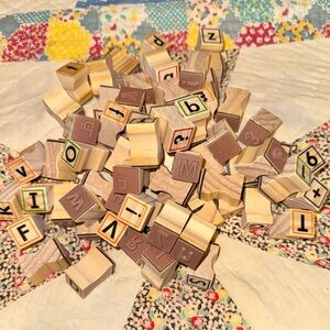 Melissa & Doug Letters/Numbers Rubber Stamp Set Of 70, 69 Stamps 1 Ink Pad